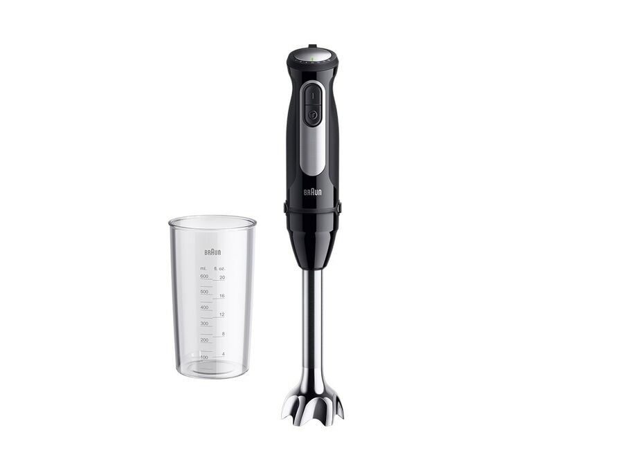 Braun MultiQuick 5 Pro Staafmixer - 1000W - Zwart/Zilver