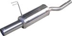 100% InoXcar 100% RVS Sportuitlaat passend voor Fiat Punto (176) 90 1.2 80mm