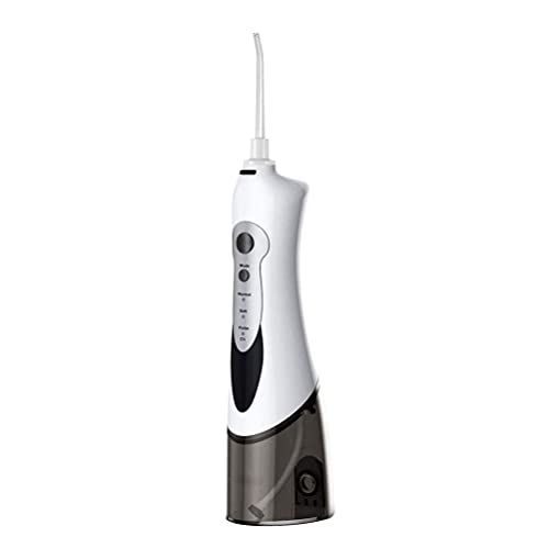 SMSOM Waterflosser Draadloos, draagbare tandheelkundige mondirrigator voor tanden, 3 modi en 4 straalpunten, IPX7 waterdicht, USB opgeladen, waterflossers voor thuis, reizen, beugels, bruggen zorg