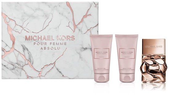 Michael Kors Pour Femme Absolu 50ml Edp + Bodylotion + Body&Showergel Geschenkset