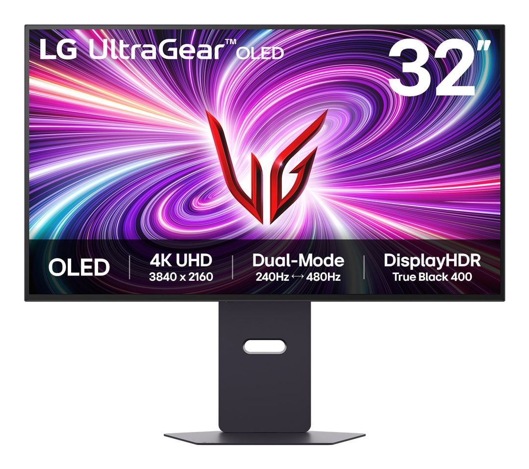 LG UltraGear OLED 32GS95UV-B - 32 inch 4K Gaming Monitor - 240Hz, 0.03ms