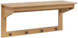vidaXL Kapstok HILL Honingbruin 90 x 35 x 41,5 cm Massief grenenhout