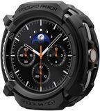 Spigen Rugged Armor Hoesje - Geschikt voor Samsung Galaxy Watch 8 Classic - Bumper Case Zwart