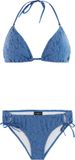 Protest PRTFiction Triangel bikini set Dames - Gladio Blue - Gebloemd