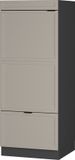Vicco Hoge kast Fame-Line, GrijsBeige/Antraciet, 60 cm