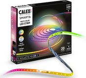 Calex Smart LED Strip - 20M, RGBIC+CCTIC, Wifi Bedienbaar, Muzieksynchronisatie, Binnengebruik, 1400 Lumen