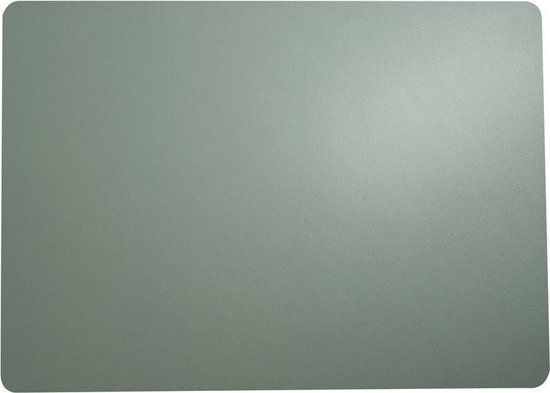 ASA Selection Placemat Leather Optic Fine - Lichtgroen - 46x33CM