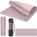 EliteAthlete Yogamat, sportmat, fitnessmat, gymnastiekmat, gevoerd en antislip voor fitness, pilates, yogamat, 183 cm x 61 cm x 0,6 cm, trainingsmat incl. transportgordel + tas