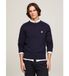 Tommy Hilfiger MW0MW34687 Pullover mit Monogramm TH und weitem Ausschnitt marine (S)
