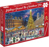 Tucker's Fun Factory Tucker's Fun Factory Kerstpuzzel - Skating Around the Christmas Tree - 1000 stukjes