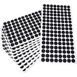 Adsamm FP-15-SA-BL-12-128-10 FP-15-SA-BL-12-128 1280 x viltglijder, zwart, Ø 12 mm