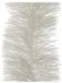Decoris Kerstslinger - 2x - Wit - 270 x 10 cm - Folie/Tinsel