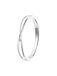 Lucardi Dames Ring twist - Ring - Cadeau - Echt Zilver - Zilverkleurig