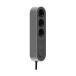 Edgar Power Bar aluminium satiné Bloc multiprise