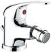 Mitigeur de lavabo bidet - Laiton chromé - Avec vidage - 350 mm tuyau de raccordement