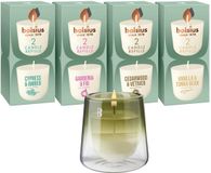 Bolsius CleanLight Starterkit - Navulbare Geurkaarsen - Houder Groen - 9 Geur Refills