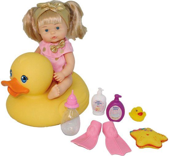 Baby and Toddler 36cm Babypop Nena met Badeend en accessoires - Baby en Peuter