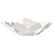 Alessi La Stanza Dello Scirocco Fruitsschaal, Roestvrij Staal 18/10 Gepolijst, 15 x 25 x 16Cm, Wit