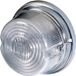 Hella Breedtelicht Rond Opbouw Wit Onderplaat Zilver