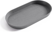 Ecopots Saucer Oval - Grey - 28,4 x 15,4 x H2,4 cm