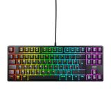 CHERRY XTRFY K4V2 TKL, Bedraad Gaming-Toetsenbord Zonder Numeriek Toetsenblok, UK Indeling (QWERTY), RGB-Verlichting, MX2A RED-Schakelaars, Zwart