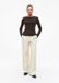 s.Oliver Broek met wijde pijpen en comfortabele tailleband lichtbeige W48 X L32