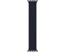Qubix Braided Solo Loop bandje - Maat M - Donkerblauw - Geschikt voor Apple Watch 38mm/40mm