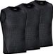 GripGrab Ultralight Mesh Ondergoed bovenlijf 3 Pack zwart