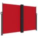 vidaXL Windscherm uittrekbaar 160x600 cm rood