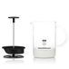 Bodum 1446-01 Latteo Melkopschuimer, borosilicaatglas - 0,25 L, zwart/transparant