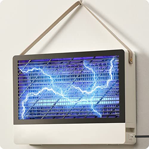 Stille Hybride Spectrum Vliegenvanger Fly Trap Mosquito Killer Interieur Insectenlamp Elektrische Vliegenlamp Fly Killer Bug Zapper Indoor, met 2 Vervangingslampen