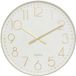 Atmosphera Wandklok Mondello - Dia 51 cm - Kunststof - Wit/Goud