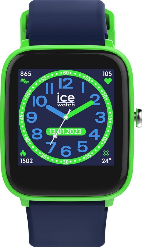 Ice-Watch ICE smart Kinder Horloge IW021876 - Blauw/Groen - Unisex