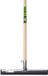 MM Eurotool Vloertrekker Metaal 35 Centimeter Zwarte Rubber Met Steel 150 Centimeter