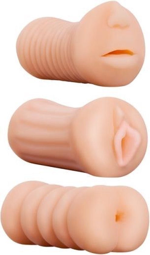 DreamToys 3-dlg. Masturbator Set RealStuff