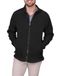 HRM Men's Full-Zip Fleece Jacket HRM1201 - Black - 5XL