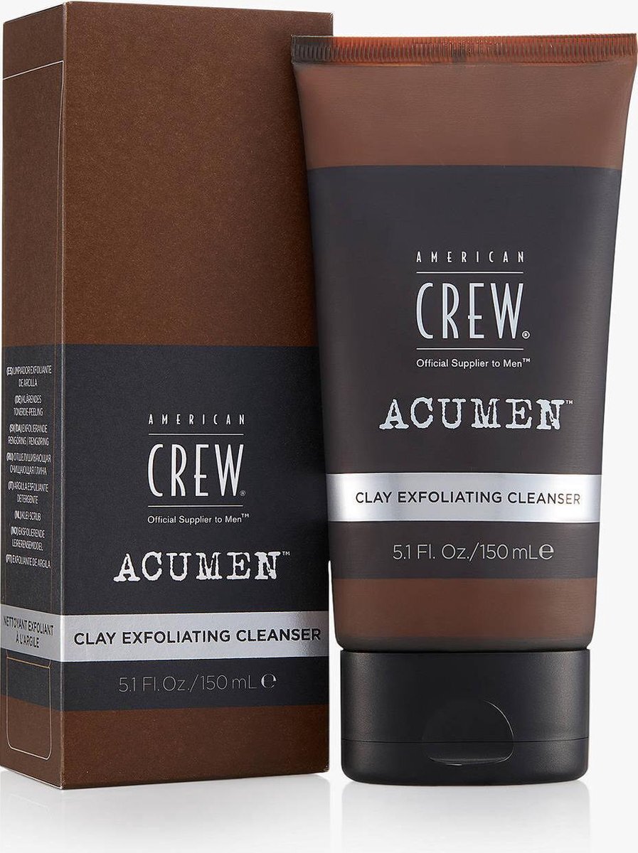 American Crew Acumen Clay Exfoliating Cleanser - Exfoliaana Aistica Peeling