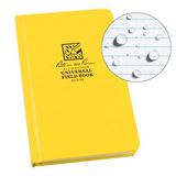 Rite in the Rain Universal Field Book - Hard Cover - Yellow - 160 Pages - Lined