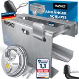 Masko Dilaw Warehouse GmbH Aanhangwagenslot Zilver