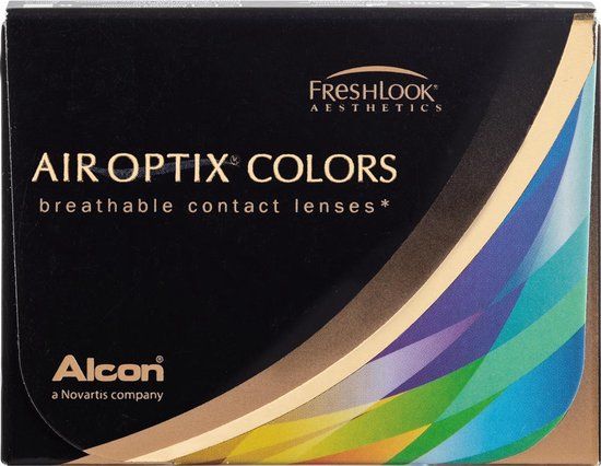 Air Optix Colors Pure Hazel +6.00 - 2 Pack - Monthly Contact Lenses
