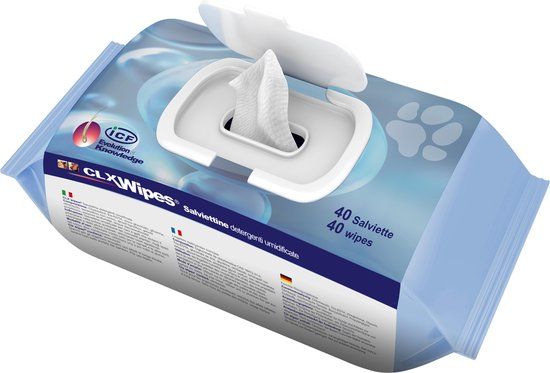 ICF CLX Wipes voor hond en kat 40 stuks