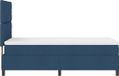 vidaXL Boxspringbed met hoofdeinde, blauw, 100 x 200 cm, stof