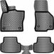 ELMASLINE Elmers Gesellschaft mbH (Elmasline) 3D Rubber Automatten voor SEAT LEON 2012-2020 [5F] - Zwart - Los - Voor en achter - 4 stuk(s)
