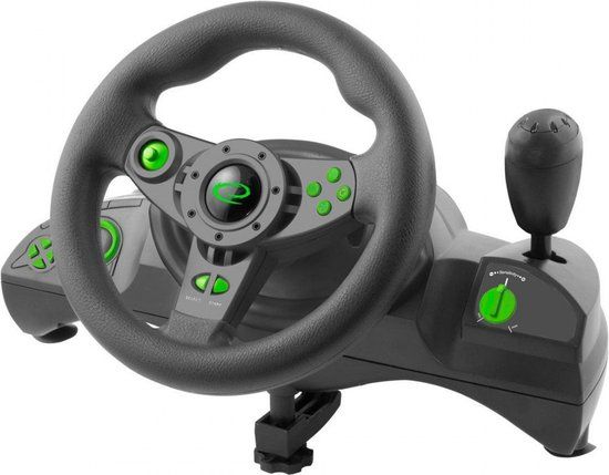 Esperanza EGW102 Game Controller - PC, PlayStation 3 - USB - Black, Green