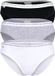 LACOSTE Slip Set van 3 Vrouwen XS Katoen/Elastaan
