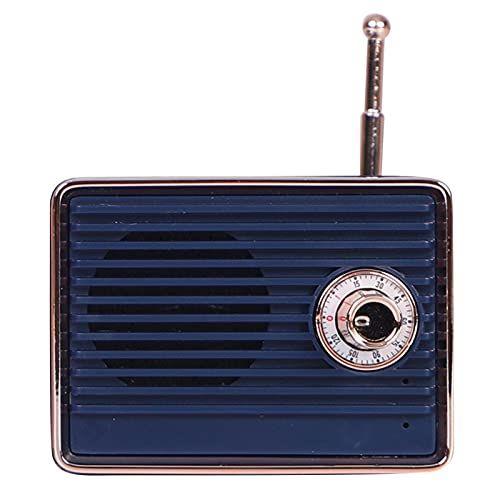 Dheik Draagbare Speakers Retro Draadloze Communicatie Speaker Radio Shape Vintage Mini Cute Speaker Sp99 Color Pink