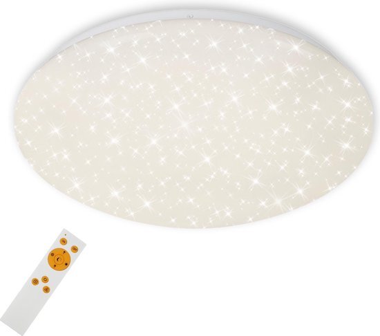 Briloner Leuchten VERB Plafondlamp met sterrenhemel effect - 22W - Dimbaar - CCT - Ã˜ 39cm