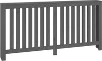 vidaXL Radiatorombouw 169x19x84 cm massief grenenhout grijs