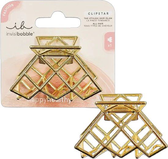 Invisibobble Clipstar Divine Metal Haarklem Goud