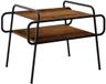 vidaXL Salontafel Oud hout 70 x 50 x 51 cm Bewerkt hout
